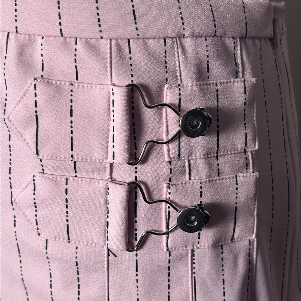 I.AM.GIA Pink Pinstripe Heather Skirt (Size S) - Picture 3 of 6
